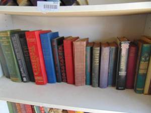 lot 3616 image: Contents of Shelf - Books - Red Webster