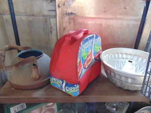 lot 3629 image: Contents of Shelf - Red Capri Sun Bag