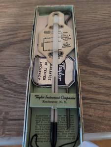 lot 887 image: Taylor Roast Meat Thermometer from Rochester NY