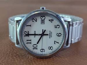 lot 2022 image: Timex Silver-Toned Watch with Expandable Band (Untested)