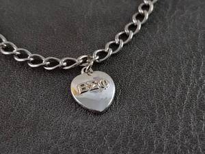 lot 2135 image: Beta Sigma Phi Heart Charm Bracelet