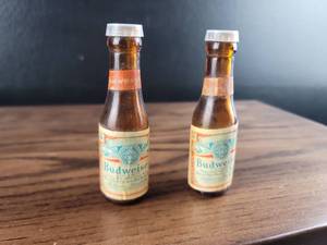 1960s Budweiser Beer Bottles