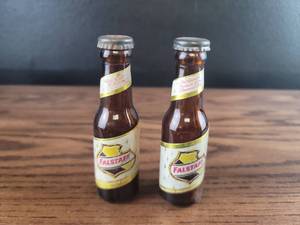 lot 2496 image: Falstaff Beer Bottles Set of 2