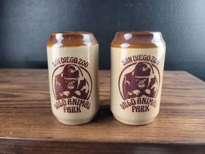 lot 2911 image: San Diego Zoo Wild Animal Park Salt and Pepper Shakers