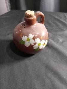lot 2619 image: Floral Hand-Painted Ceramic Salt Shaker