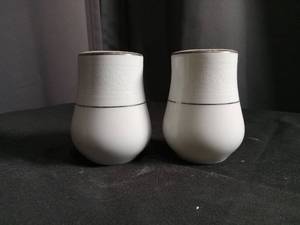 lot 2640 image: Japanese Porcelain Salt and Pepper Shakers