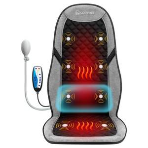 COMFIER Back Massager with Heat, Massage Seat Cushion for Chair with 10 Vibration Motors, Adjustable Lumbar Support,Chair Massager for Office,Recliner,Gifts for Men,Women - Retail: $66