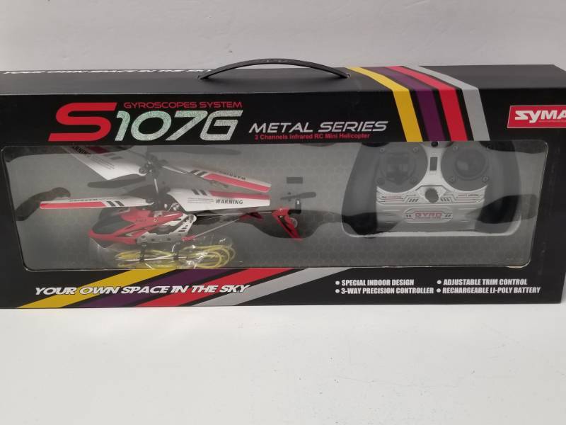 lot 1066 image: Gyroscope Systems Remote Control Helicopter Metal Series New