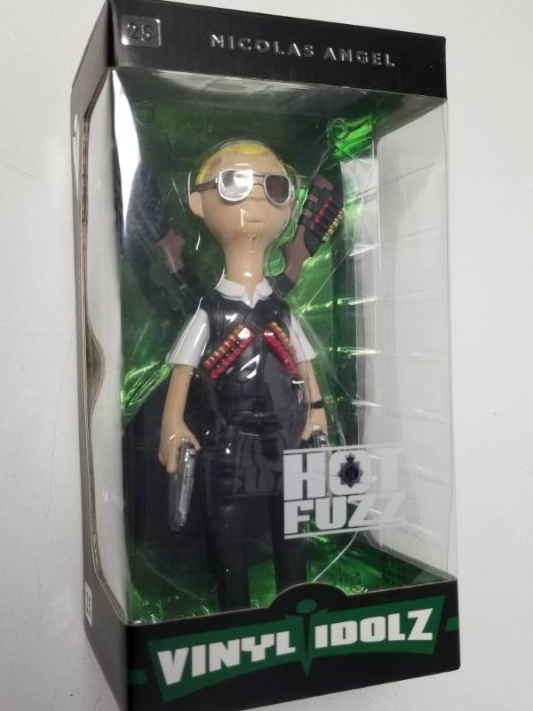lot 1072 image: Funko Vinyl Idols Hott Fuzz Movie Nicholas Angel 8 Action Figure New