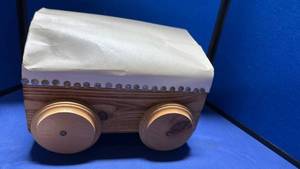 Handmade Wooden Covered Wagon