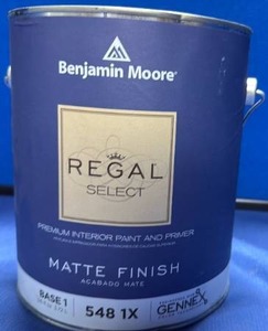 lot 7 image: Benjamin Moore Regal Select Interior Paint - Matte Finish