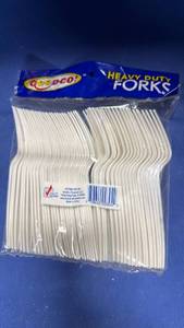 lot 30 image: Goodco Heavy Duty Plastic Forks - 51 Count