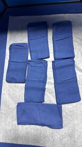 lot 52 image: Blue Cotton Shop or Kitchen Towel Set of 6