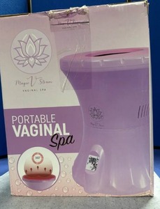 lot 54 image: Magic V Steam Portable Vaginal Spa with Herbal Blend