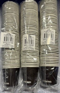 lot 59 image: Nespresso On-The-Go Paper Cups - 4oz Commercial Packs Lot of 3