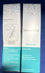 lot 67 image: (2) Summers Eve Fresh Scent Douche 4.5 FL OZ