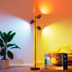 Govee Tree Floor Lamp Compatible with Matter, 3 Rotatable Lights with LuminBlend Technology, Standing Lamp with 64 Dynamic Scenes, Music Sync, Ideal Floor Lamp for Living Room, Bedroom, Office - Retail: $170