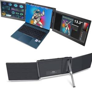 Teamgee 13.3â Laptop Screen Extender, One-Cable Multiple Display Portable Monitor, USB-C Compatible with Windows/Mac/Android, Driver Required, for 13.3â16.5â Laptops