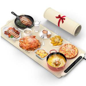 lot 3425 image: Warming Mat for Food Extra Large 36X16 Adjustable Silicone Food Warming Mat Heating Pad Food Warming Pad for Kitchen Counter Warming Trays for Buffets Party Hot Plates for Countertop Gifts Family