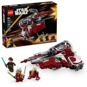 LEGO Star Wars: The Clone Wars Ahsoka's Jedi Interceptor Spaceship Building Toy - Kids Star Wars Toy for Boys and Girls, Ages 8+ - Gift Idea for Birthdays - 75401 Box appears Sealed with a little damage