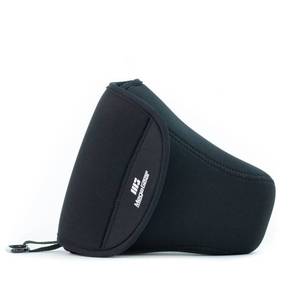 lot 5376 image: MegaGear Ultra Light Neoprene Camera Case, Cover, Bag Protector for DSLR Cameras Canon EOS 7D Mark II, 70D, Rebel T5i, 6D, Rebel T4i, 5D Mark III, 60D, Black insade Red (MG090)