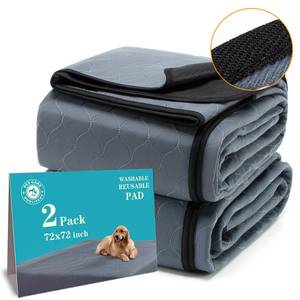 lot 5377 image: Bunlitent Washable Pee Pads for Dogs 72x72, 2 Pack, Extra Large Reusable Puppy Pads, Dog Training Pads with Quick Dry, Large Anti-Slip Dog Pee Pads, Whelping Pads, Potty Pad