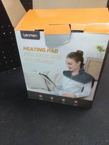 lot 5380 image: Lenmen Neck and Shoulder Heating Pad with Timer