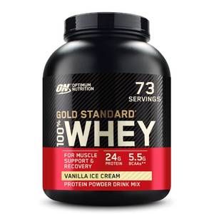 lot 5399 image: Optimum Nutrition Gold Standard 100% Whey Protein Powder, Vanilla Ice Cream, 5 Pound (Packaging May Vary)