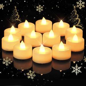 lot 5413 image: Amagic 100 Pack Battery Operated Tea Lights Candles, Fake Tealights Candles, Flameless LED Tea Lights for Halloween, Wedding, Votive, Festival, Table Decor(100 Pack, Warm White)
