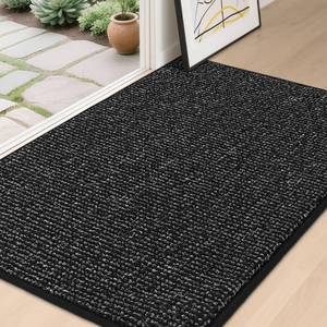 lot 5434 image: BEQHAUSE Dirt Trapper Door Mat 32 x 48, Non-Slip Washable Doormats Entrance Mat, Dirt Resistant and Absorbent Welcome Mat, Low Profile Floor Mats for Front Back Door and Entryway, Black