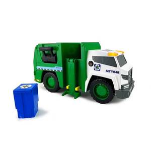 lot 5446 image: Mighty Fleet Power Movers 15 Interactive Garbage Truck Toy �� Motion Drive Technology, Lights & Sounds, Motorized Trash Collection, Realistic Design, Batteries Included �� Ages 3
