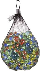 lot 6007 image: 50 Pack Assorted Retro Marbles Fun Toys - Classical Glass Marbles for Kids Games, Party Favors & Fish Tank Filler