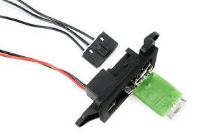 lot 6022 image: HVAC Blower Motor Resistor Kit with Harness - Replaces 89019088, 973-405, 15-81086, 22807123 - Compatible with Chevy, GMC & Cadillac Vehicles - Silverado, Tahoe, Suburban & More - HeaterHVAC Blower