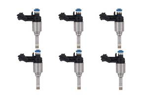 lot 6027 image: NewYall 6Pcs Fuel Injectors for Cadillac CTS STS Saturn Outlook for Buick Enclave Allure LaCrosse for Chevrolet Traverse Camaro for GMC Acadia 2008-2011 6 Cyl 3.6L 12638530 FJ994 217-3445