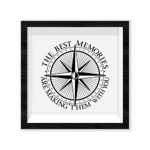 lot 6341 image: Black Honeymoon Shadow Box Frame with Slot, The Best Memories are Making Them with You Boxes Frames for Fund, 8x8 Memory Box for Keepsakes, Travel Gifts and Decorations, 04