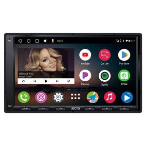 lot 9709 image: ATOTO A6PF Android Double-DIN Car Stereo, Wireless CarPlay, Wireless Android Auto, Mirrorlink, 7 Touchscreen in-Dash Navigation, GPS Tracker, WiFiBTUSB Tethering, HD LRV, 2G32G, A6G2A7PF