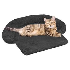 lot 11775 image: Calming Dog Bed Fluffy Plush Dog Mat for Furniture Protector with Removable Washable Cover for Large Medium Small Dogs and Cats (XS(31��x23.5��x5��), Dark Grey)
