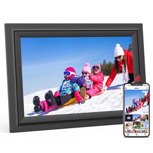 lot 11787 image: SAMMIX Digital Picture Frame 10.1 Inch WiFi Digital Photo Frame Electronic, IPS Touch Screen, 16GB, Tabletop&Wall-Mounted, Share Photos and Video with Uhale App, Birthday Gifts for Mom Women