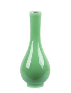 lot 11800 image: Celadon Vase,Jade Green Porcelain Flower Vase,7.5in19cm Tall,2 Colors-Plum&Light Green,������������(����) (Plum Green)
