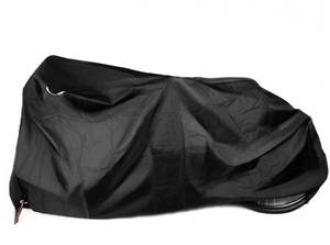 lot 11849 image: Kotivie Tandem Bicycle Cover Extra Long Bike Storage Cover 2-Seater Waterproof Sun Protection, Black