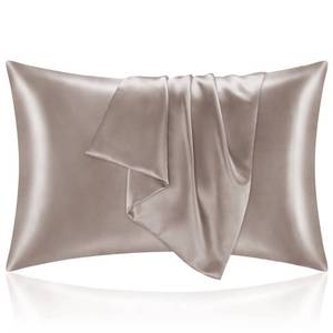 lot 12149 image: BEDELITE Satin Pillowcase for Hair and Skin, Super Soft and Cooling Similar to Silk Pillow Cases 2 Pack with Envelope Closure, Gift for Women Men(20x26 Standard Size, Rose Taupe)