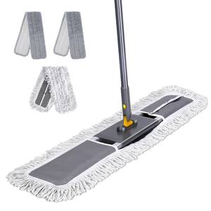 lot 17448 image: Masthome 36 Commercial Mop, Heavy Duty Industrial Floor Mop with 3 Microfiber Pads, 60 Adjustable Large Dust Mop,Wet Dry Flat Mops for Office Garage Warehouse Factory Mall