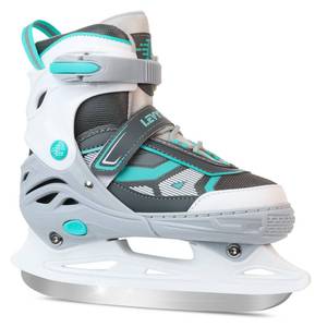lot 17474 image: LEVYTEMP Adjustable ice Skates for Kids Boys Girls, 4 Size Triple Protection Beginner Figure Blades with Ankle Support for Outdoor and Rink,Grey