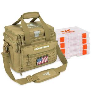lot 17494 image: KastKing Karryall Fishing Tackle Bags with 4  3600 Tackle Trays - Saltwater & Freshwater Fishing Gear Storage