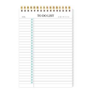lot 18092 image: KAICN To Do List Notepad, Undated Daily Planner Notepad With To Do List Notebook Checklist Planner Spiral Waterproof Notepad for Office Supplies, School Planner, Green, 52 Sheets, 5.58.3 A5 Size