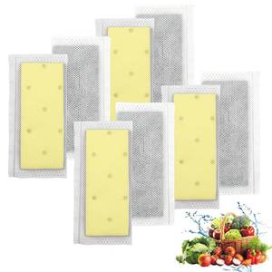 lot 18136 image: 8-Pack Filter Refills Replace PureAir PK-2 Produce Keeper Plus, Compatible with Frigidaire Gallery Models GRMC2273BF, GRMC2273BD, GRMG2272BF, CrispSeal Plus, Activated Carbon Air Filter FRPAPK2RF