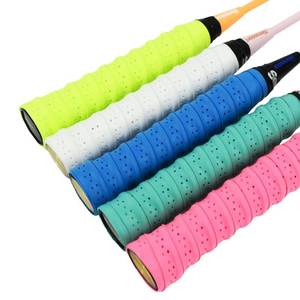 lot 18159 image: Senston New Racquet Grip Anti Slip Perforated Super Absorbent Tennis Overgrip Badminton Overgrip Pickleball Overgrip 5 Pack.