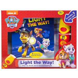 lot 18169 image: Nickelodeon PAW Patrol - Light the Way A Little Flashlight Adventure Sound Book - PI Kids