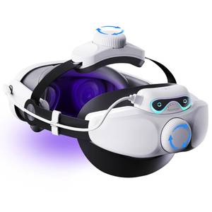 lot 19149 image: Noiposi 10000mAh Battery Head Strap for Meta Quest 3s3Quest 2,Adjustable Knob Elite Strap Replacement,VR Headset Accessories Strap Enhanced Support&Comfort& Extend Playtime