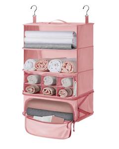 lot 19217 image: BAGSMART Wet Dry Bags 5 Pack, Travel Bags Reusable for Swimsuits (Candy Pink)